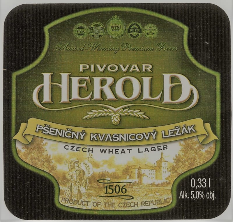 Herold Pšeničný kvasnicový ležák 0,33 Etk. A