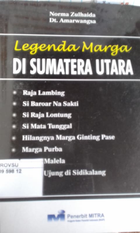 LAGENDA MARGA DI SUMATERA UTARA