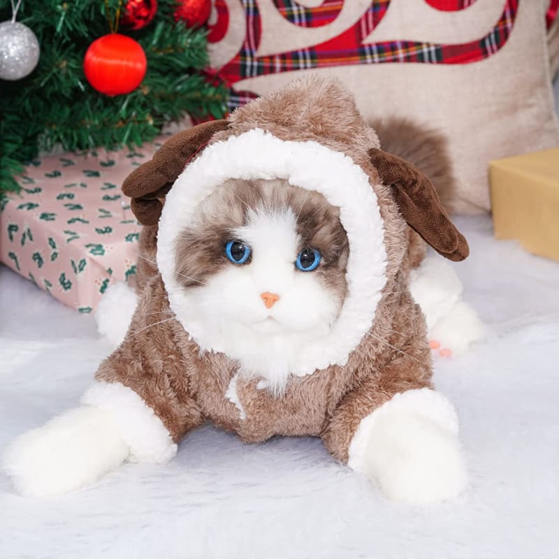 Cat Christmas Elk Cosplay Apparel