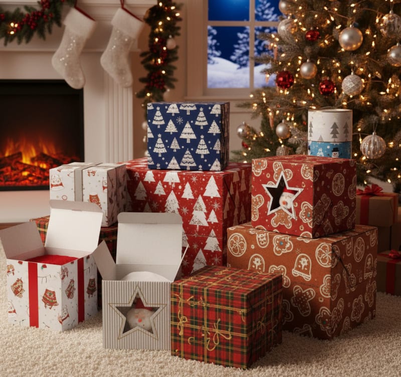 Christmas Custom Printed Cardboard Boxes Guide