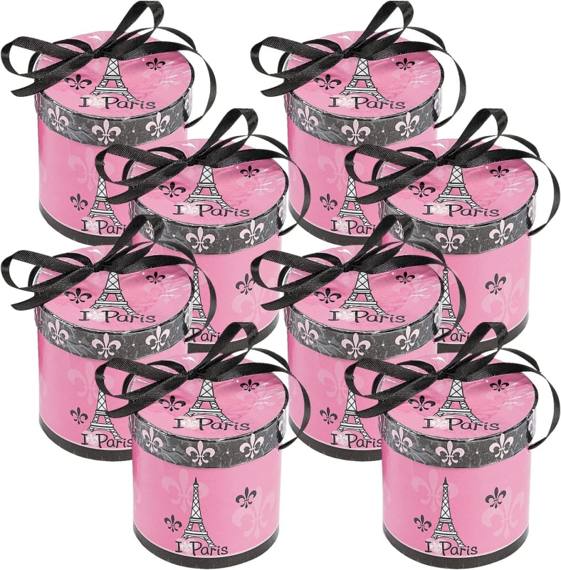 Perfectly Paris Hat Treat Boxes