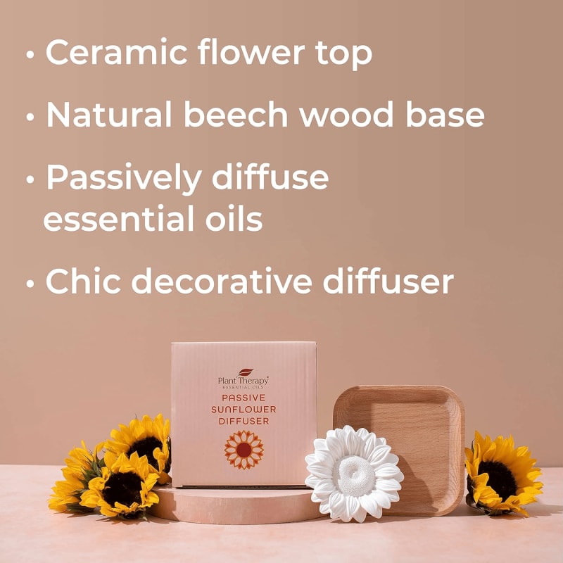Plant Therapy Passive Sunflower Aromatherapy Diffuser