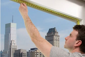 Take measurements in the new house