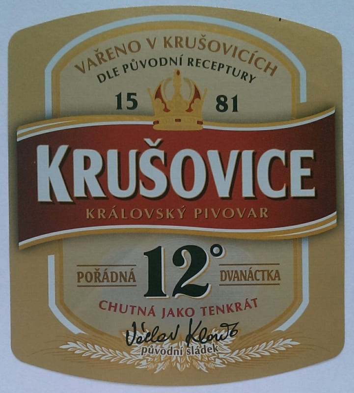 Krušovice Pořádná 12 Dvanáctka Etk. A