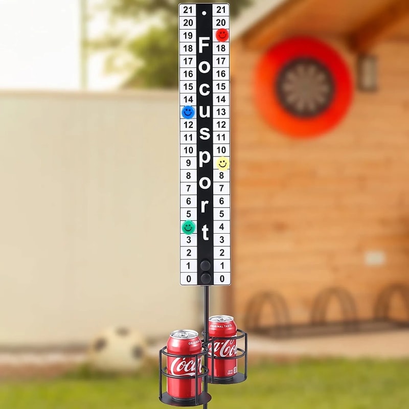  Play Platoon Cornhole Scoreboard Vertical Score Keeper 2 Pack  & Accessories for DIY Corn Hole Tower for Professional Corn Hole Bag  Tournament, Bocce, Horseshoes and Yard Games Scoreboard : Sports