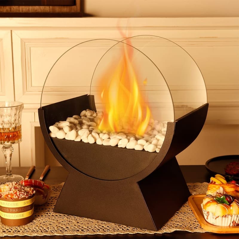 Rectangular Tabletop Fire Bowl Pot