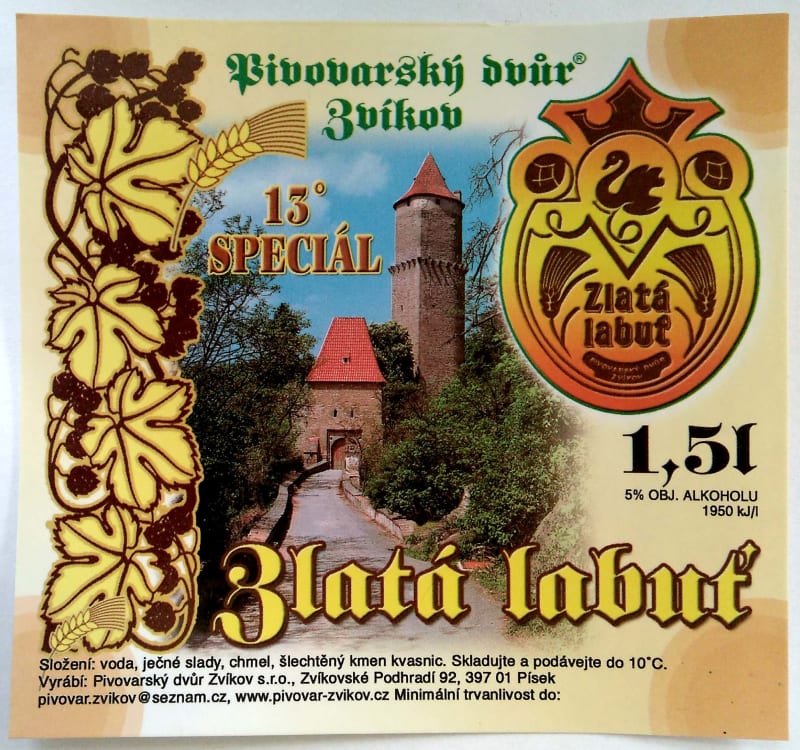 Zlatá labuť Speciál 13 Etk. A