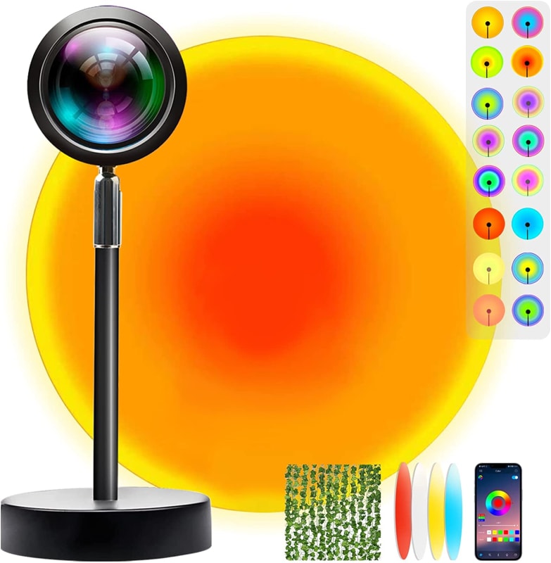 64 Colors Sunset Projection Lamp