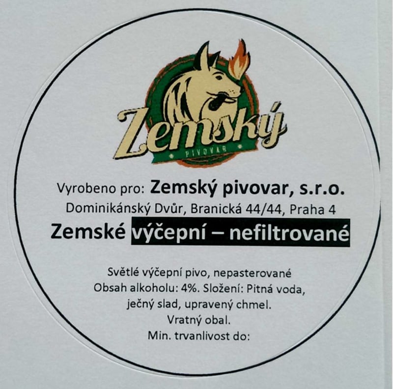 Zemske vycepni nefiltrovane Etk.S
