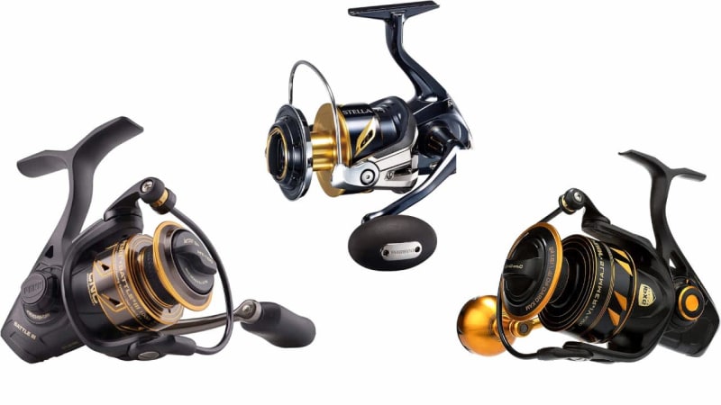Penn Conflict II LongCast Front Drag spinning sea reel All models