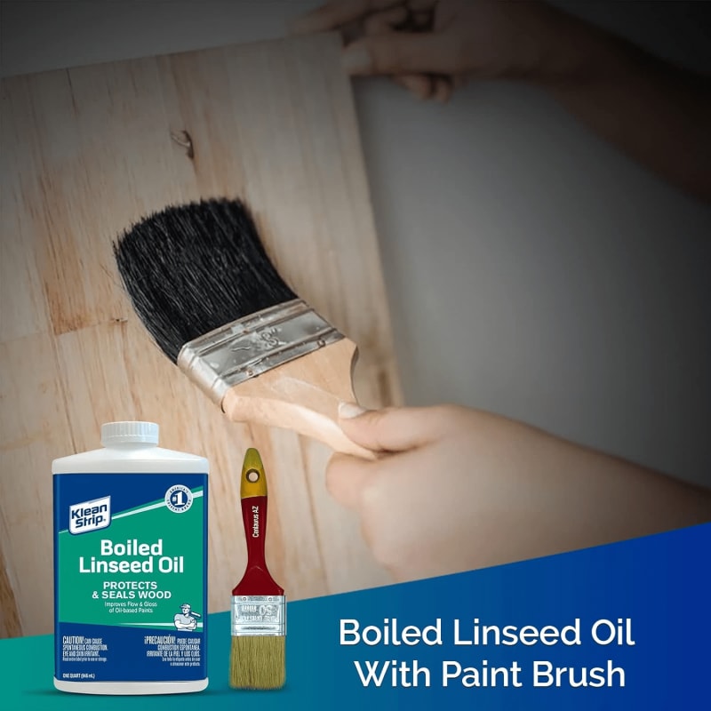 Linseed oil or wood finish