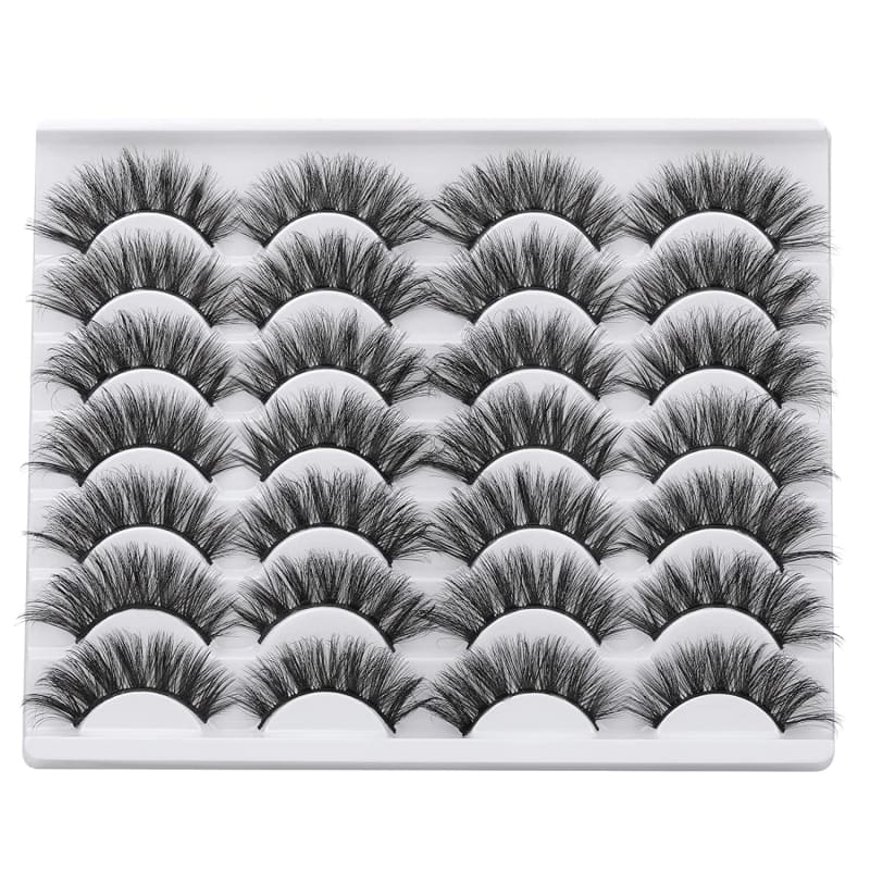 False Eyelashes Natural Wispy Fluffy Cat Eye Lashes