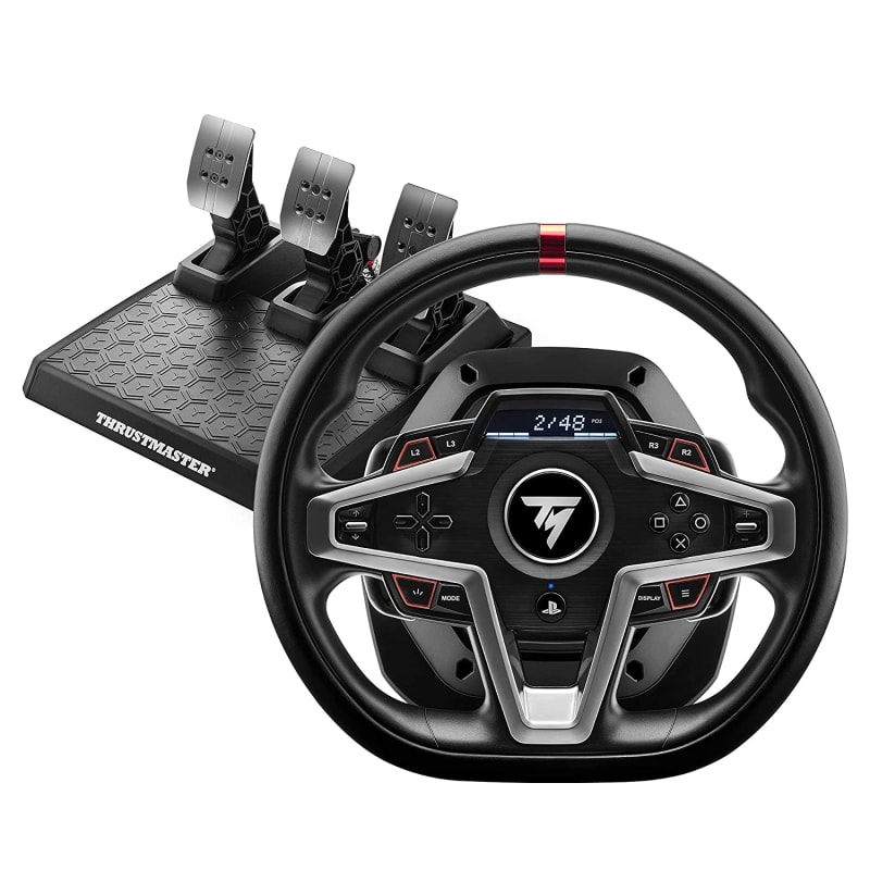 T248 Force Feedback Racing Wheel and Magnetic Pedals