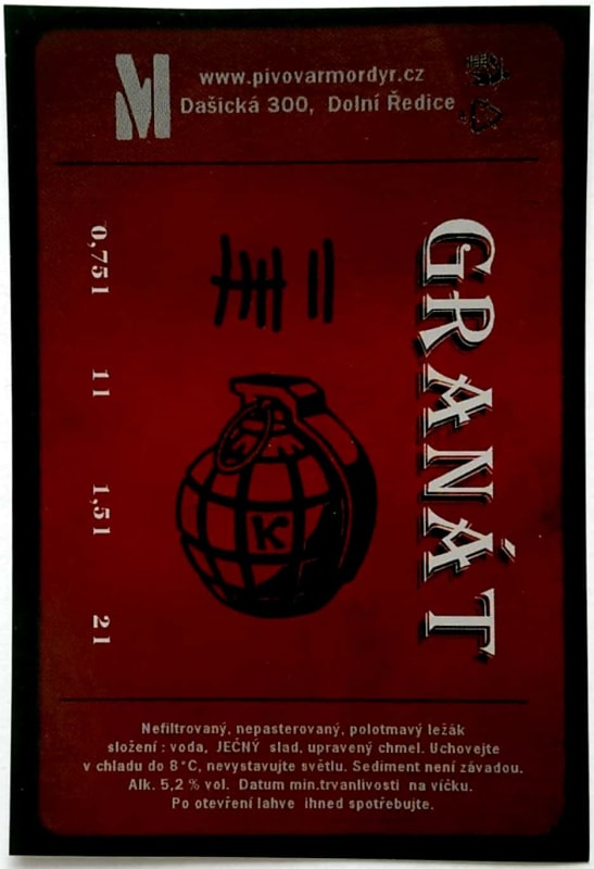 Mordýř Granat Etk.A