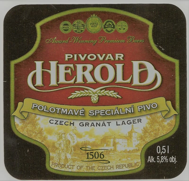 Herold Polotmavé speciální pivo Etk. A