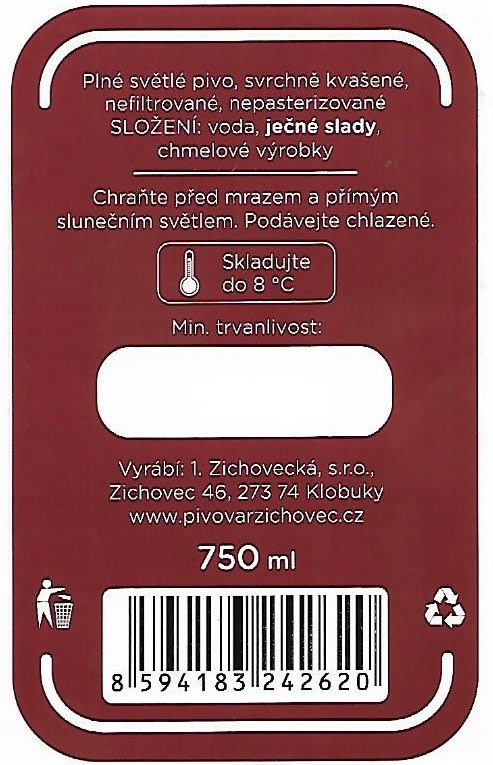 Zichovec 10 Session IPA Etk. B