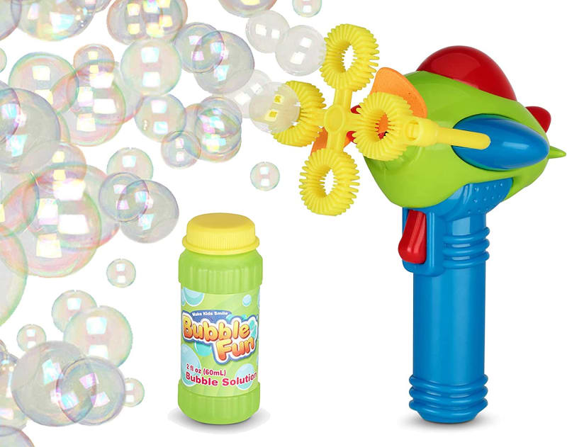 Bubble Blaster for Kids (Boys, Girls) | Toy Bubble Gun| Non-Toxic and Leak Resistant| Outdoor Games | Bubble Machine | Bubbles for Kids and Toddlers | Easter Basket Stuffers