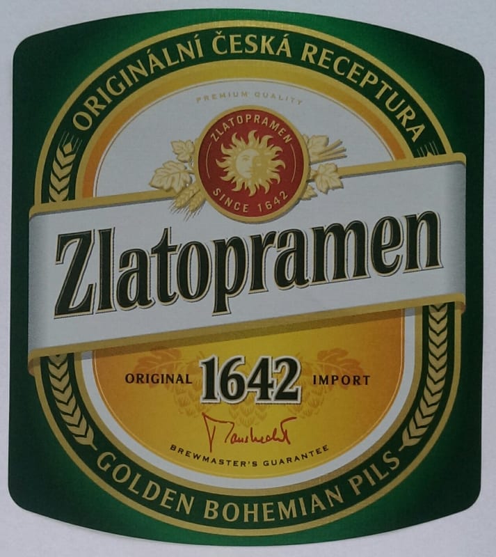 Zlatopramen original 1642 import Etk. A