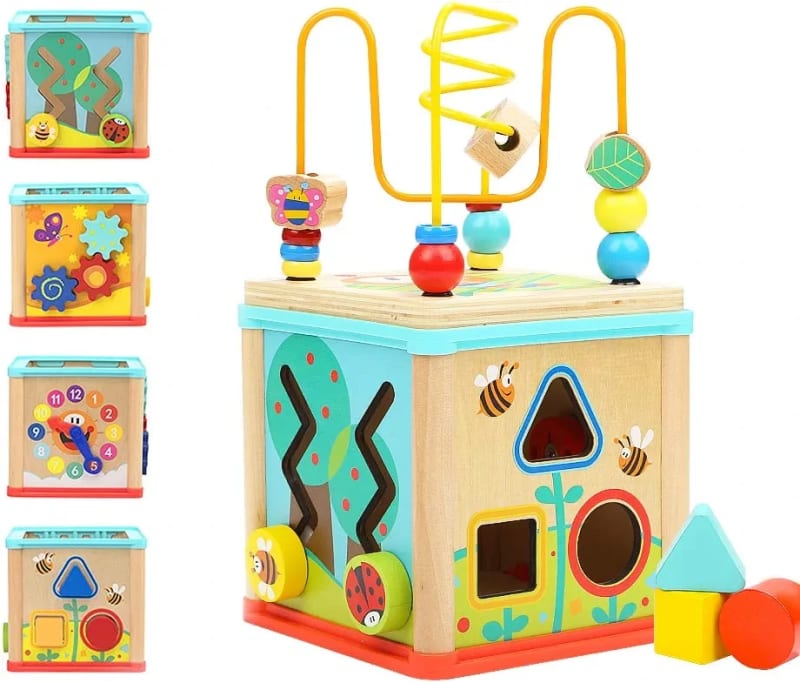 Activity Cube Toys for 1 Year Old Boy Girl