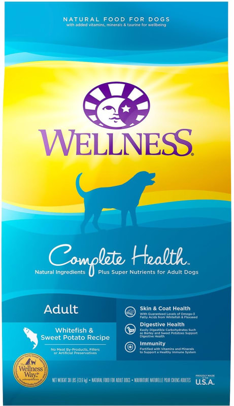 Wellness Complete Health Adult Whitefish & Sweet Potato Recipe Dry Dog Food