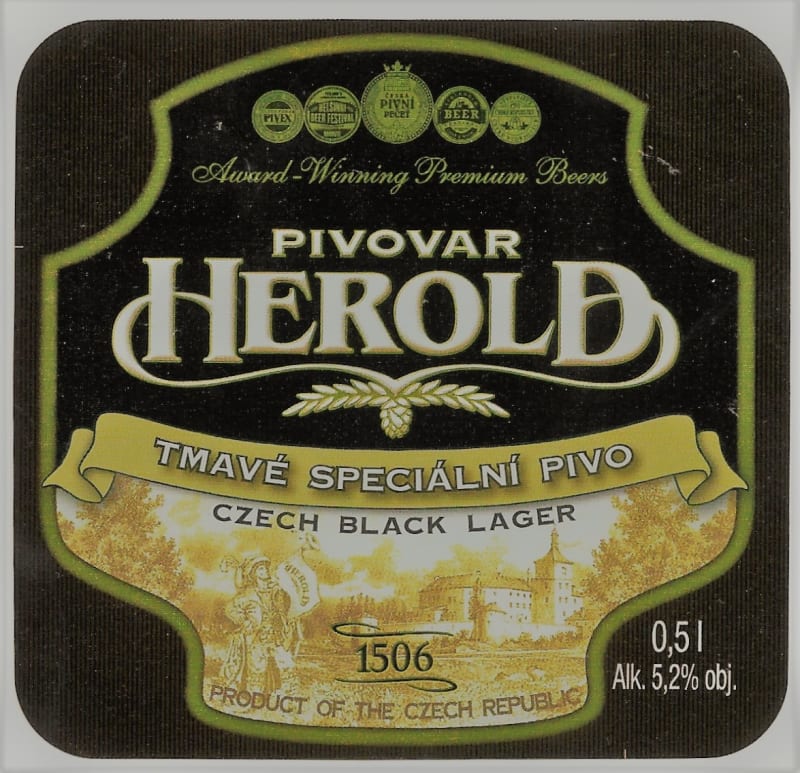 Herold Tmavé speciální pivo Etk. A