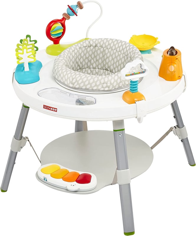 Baby Activity Center: Interactive Play Center with 3-Stage Grow-with-Me Functionality, 4mo+, Explore & More