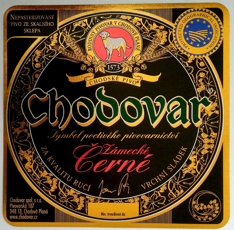 Chodovar Zámecké Černé Etk. A