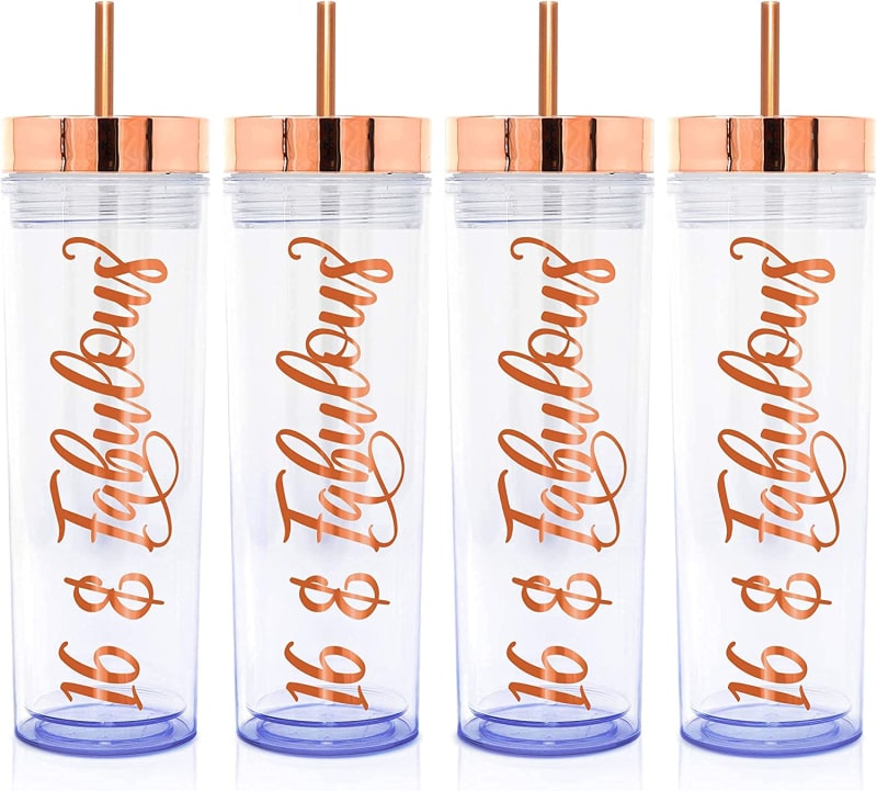 Acrylic Tumblers 16th Birthday Gifts For Girls