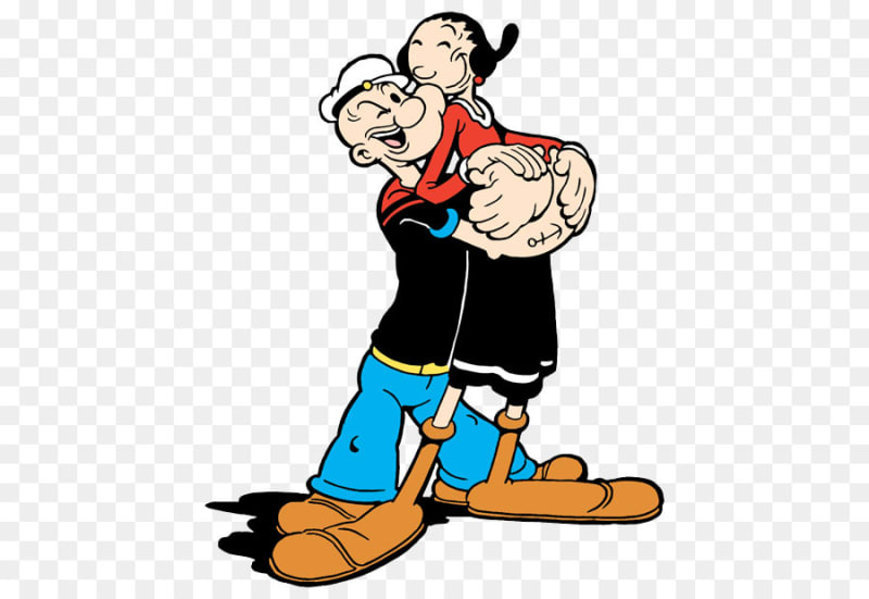 Popeye and Olive Oyl