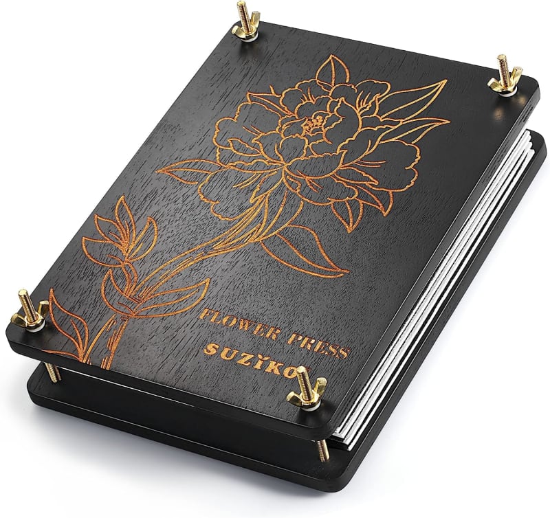 Large Flower Press with Photo Frame