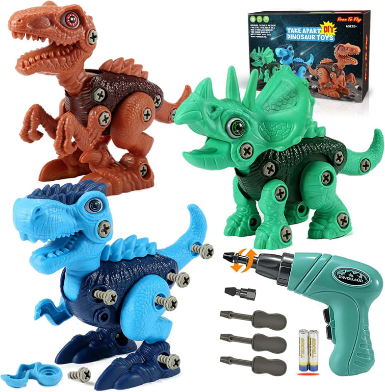 Kids Toys Stem Dinosaur Toy: Take Apart Dinosaur Toys for kids 3-5
