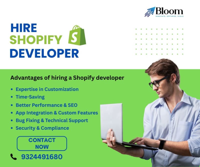 Hire Shopify Development Experts Agency in India | Bloom Agency