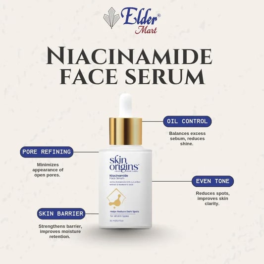 ElderMart Niacinamide Face Serum — Smooth, Clear & Even-Tone Skin