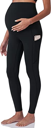 Over The Belly Pregnancy Yoga Pants with Pockets