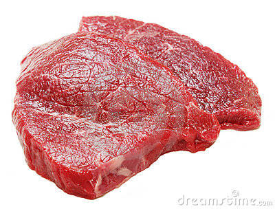 Raw meat