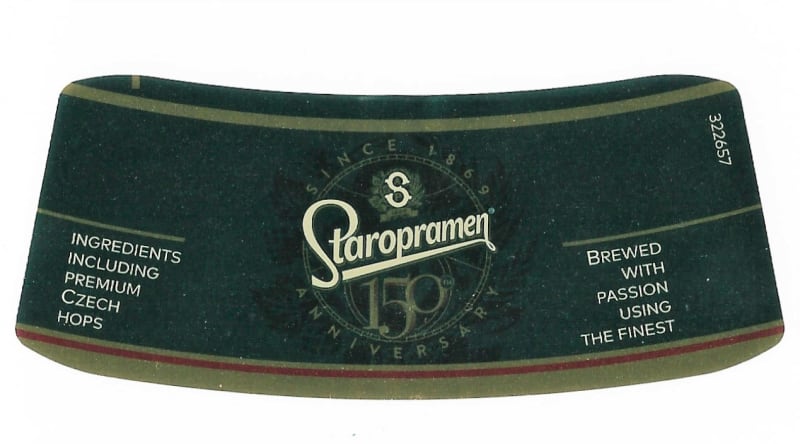 Staropramen Legendární Smíchov 150 užší Etk.C