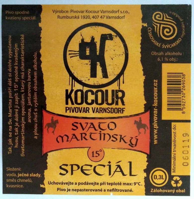 Kocour Svatomartinský speciál