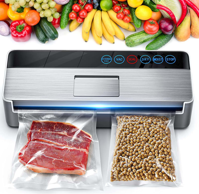 KitchenBoss Vacuum Sealer Machine for Dry & Moist Foods