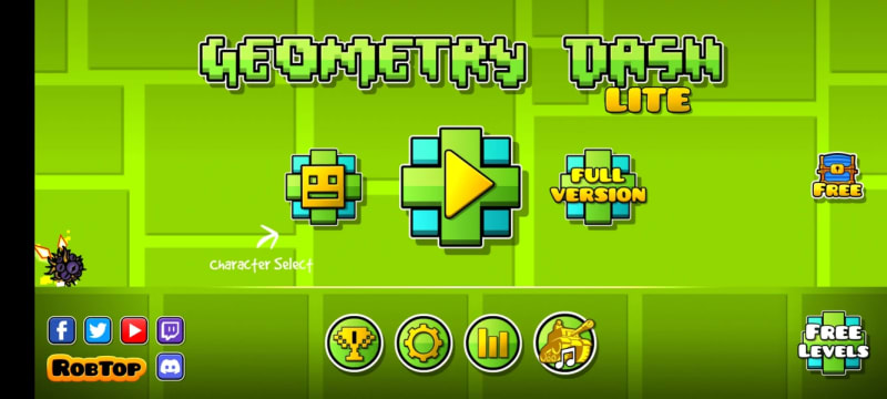 Features of Geometry Dash Lite