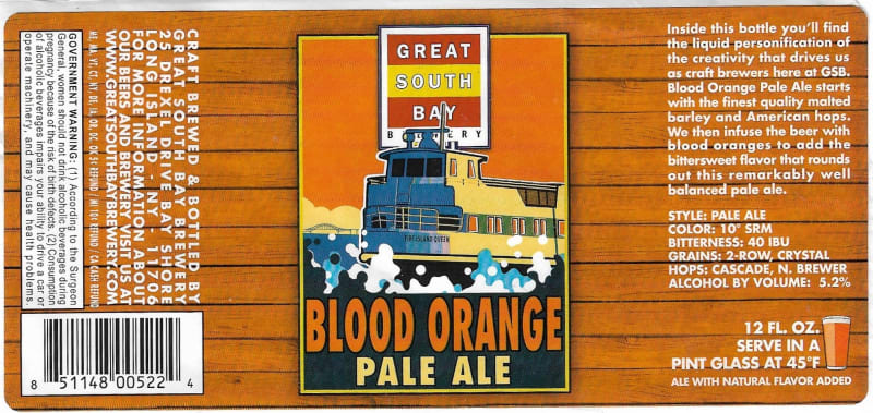 Great South Bay Blood orange Etk. A