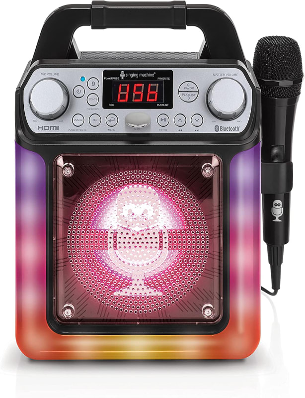 SML652BK HDMI Groove Mini Portable Karaoke System
