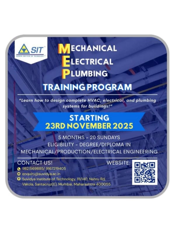 MEP Engineering (Mechanical, Electrical & Plumbing)
