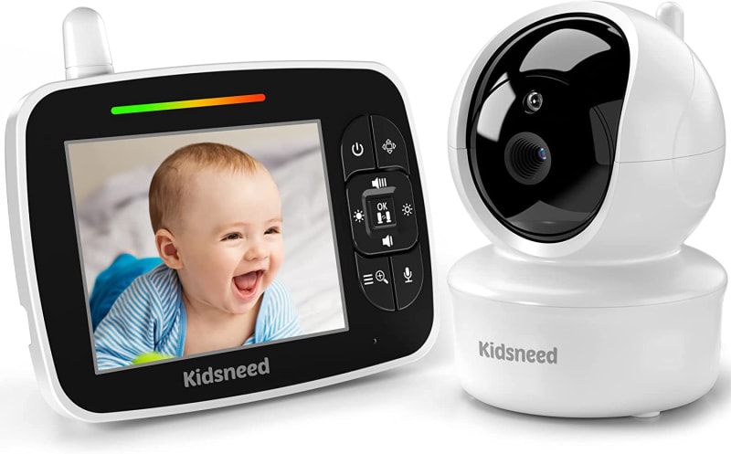 SM935A Baby Monitor with Remote Pan-Tilt-Zoom Camera and Audio