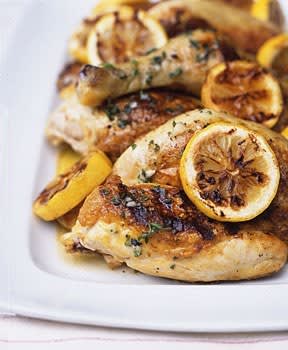 Grilled Chicken with Lemon, Garlic & Oregano