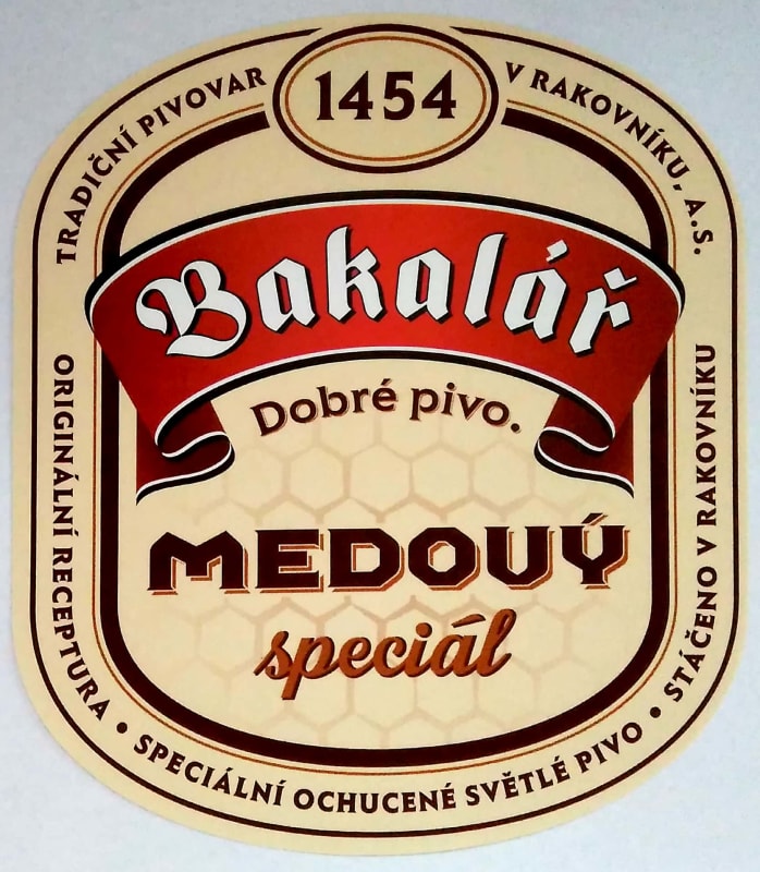 Bakalář Medový speciál dobré pivo Etk. A