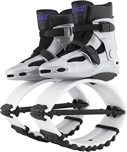 Jumping Shoes - Jump Shoes for Athletes and Heavier Users -Professional Fitness Bounce Shoes for Women and Men -Special Edition Jump Boots with 4 pcs Tension Springs