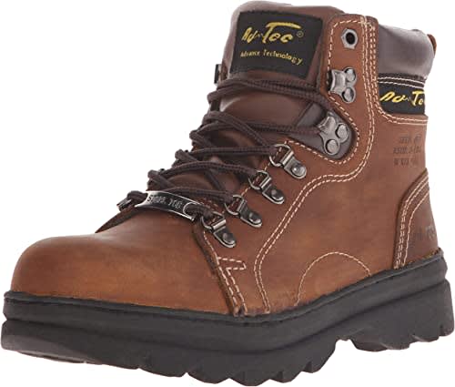 Ad Tec unisex-adult Women's 6" Steel Toe Work Boot Brown-w