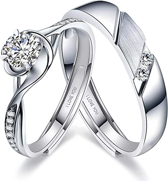 Endless Love Matching Couple Rings
