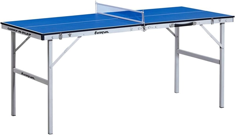 60-Inch Folding Portable Table Tennis Table for Kids