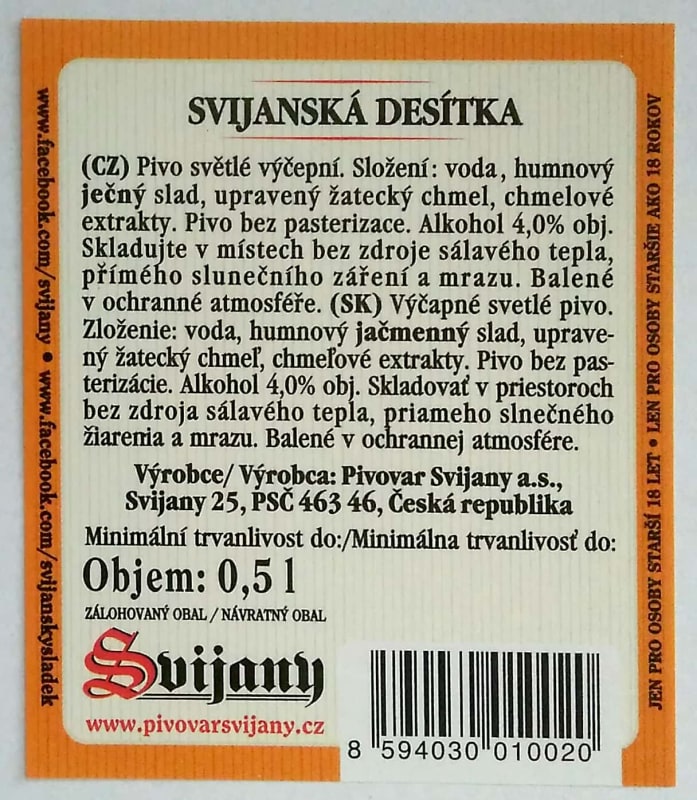 Svijanská desítka Etk. B